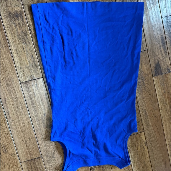 New York & Company Royal Blue Knit Top - Picture 4 of 6